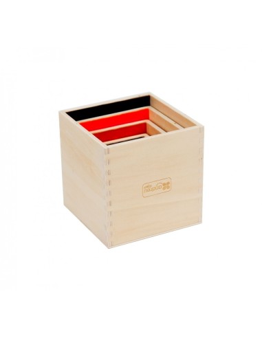 Cubos apilables translúcidos