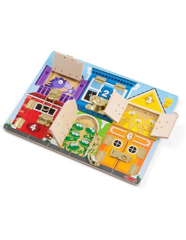 Melissa & Doug - Tablero de pestillos