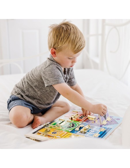 Melissa & Doug - Tablero de pestillos