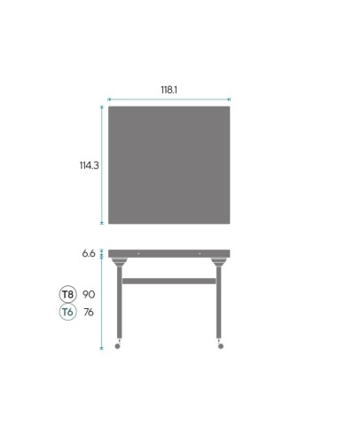 Mesa Robótica abatible Team Bot