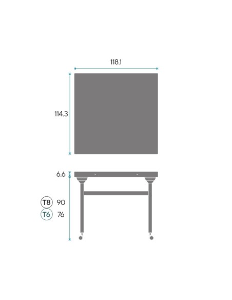 Mesa Robótica abatible Team Bot