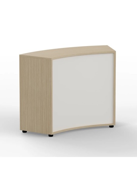 Armario estantería bajo curvo DOT82ARC