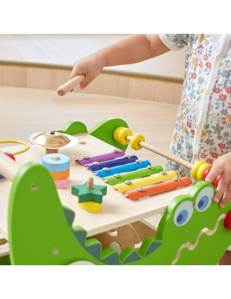 Andador de actividades cocodrilo