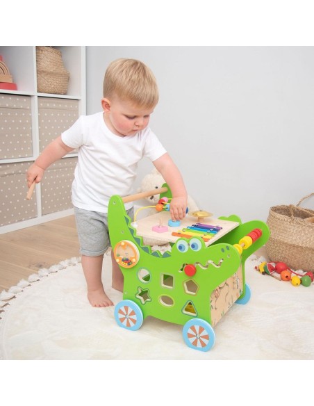 Andador de actividades cocodrilo