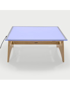 Conjunto de mesa y panel de luz A2 cromático