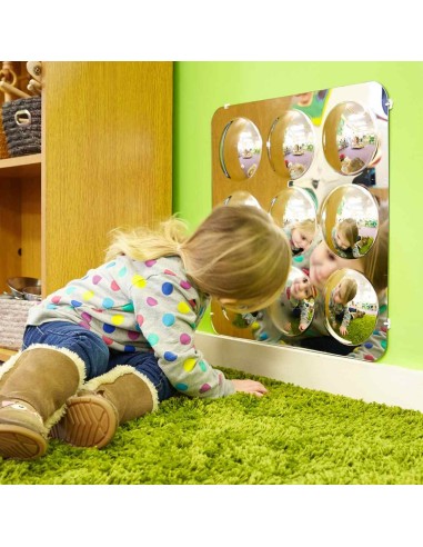 Set Espejo exterior acrílico multiconvexo 490 mm