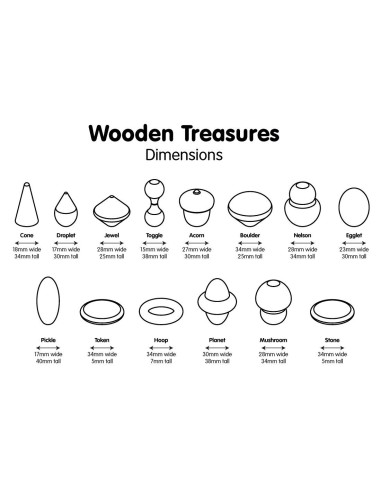 Tesoros madera Colores 420u