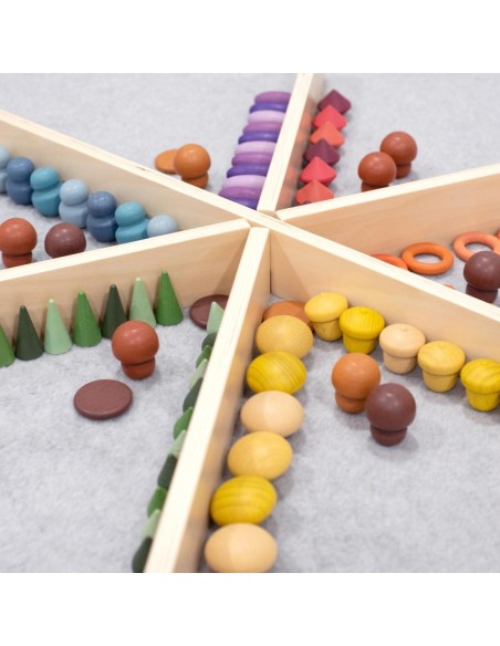 Mesa descubrimiento sensorial + separadores