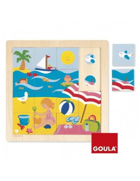 Puzzle 16 Piezas Verano