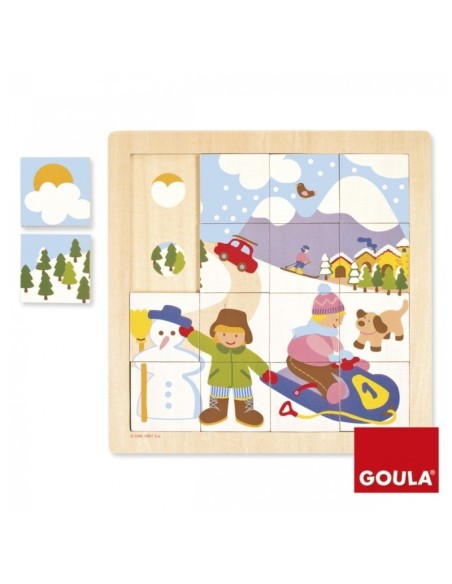 Puzzle 16 Piezas Invierno