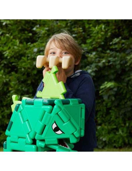 Polydron Gigante Dinosaurio Set 130 pcs