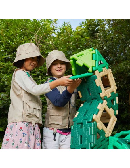 Polydron Gigante Dinosaurio Set 130 pcs