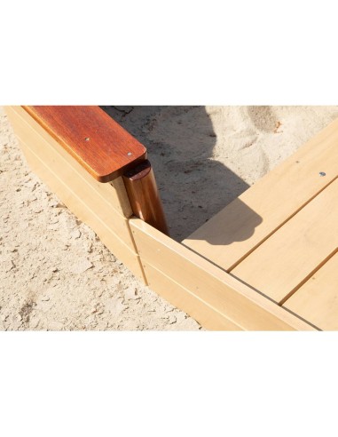 Estructura barco juego de arena