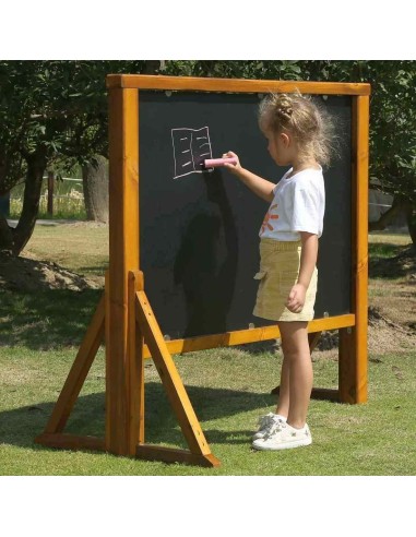 Conjunto Pizarras de exterior con caballete