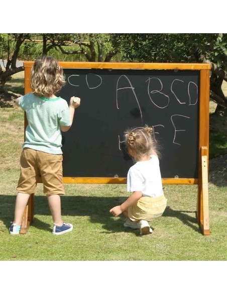 Conjunto Pizarras de exterior con caballete