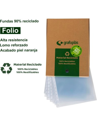 Fundas multitaladro Folio Recicladas
