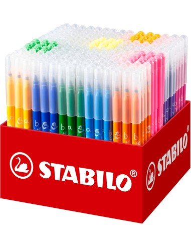 Rotulador Stabilo Trio AZ School Pack 240