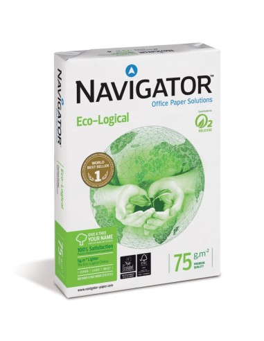 Papel A4 Blanco Navigator 75g 500h