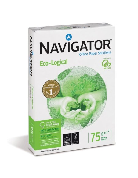 Papel A4 Blanco Navigator 75g 500h