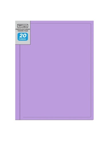 Carpeta 20 Fundas Fº