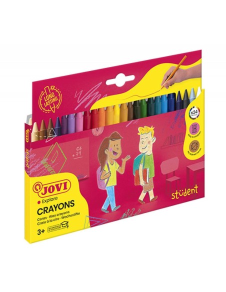 Ceras Plasticolor Jovi 24 colores