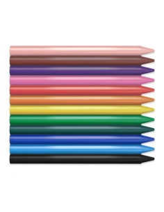Ceras Plasticolor 12 colores 2