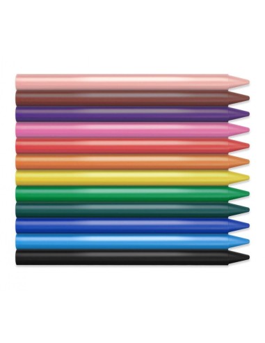 Ceras Plasticolor 12 colores