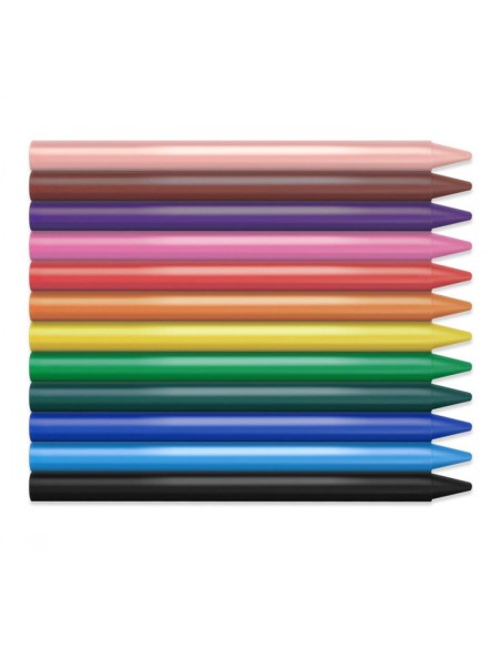 Ceras Plasticolor 12 colores