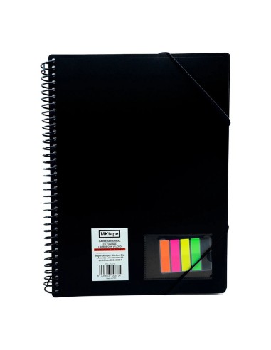 Carpeta espiral 20 fundas Folio