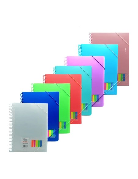 Carpeta espiral 30 Fundas Folio