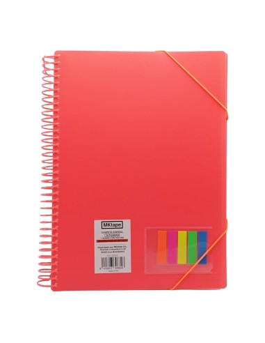 Carpeta espiral 30 Fundas Folio