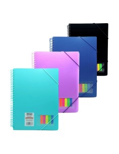Carpeta espiral 40 Fundas Folio