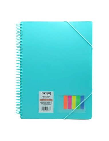 Carpeta espiral 40 Fundas Folio