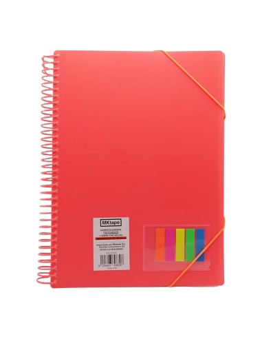Carpeta Espiral 50 Fundas Folio