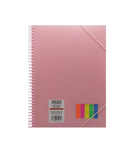 Carpeta Espiral 50 Fundas Folio