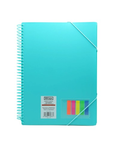 Carpeta Espiral 50 Fundas Folio