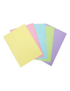 Papel A4 Surtido Pastel 5 colores 100h 2