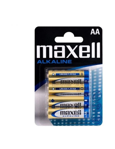 Pila Alcalina MAXELL LR06 - AA Pack 4u