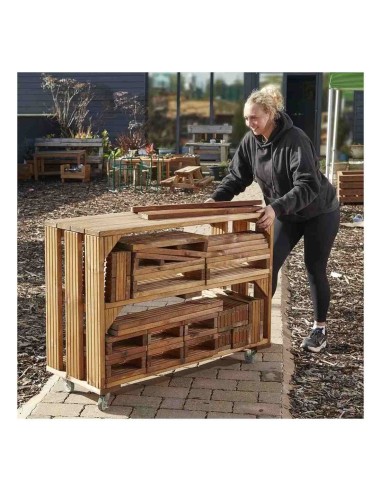 Conjunto 2 Carros + 50 Bloques gigantes para imaginación