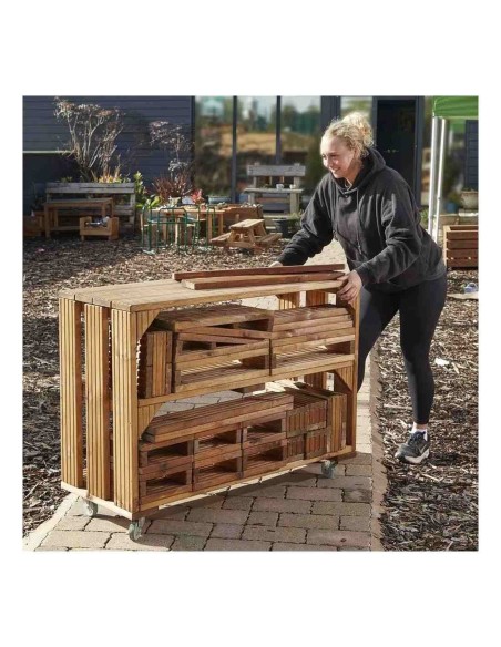 Conjunto 2 Carros + 50 Bloques gigantes para imaginación