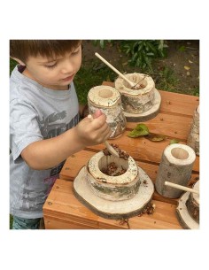 Juego desayuno madera natural 2