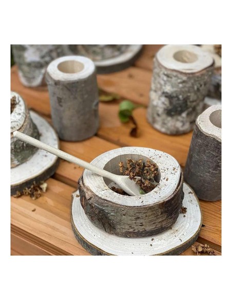 Juego desayuno madera natural