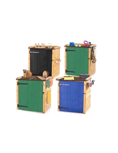 Mini cobertizo Pack 4