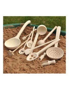 Set de utensilios de madera 12u