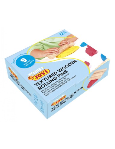 Plastilina Baby 9 rodillos de madera