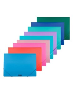 Carpeta Polipropileno Fº gomas y solapas