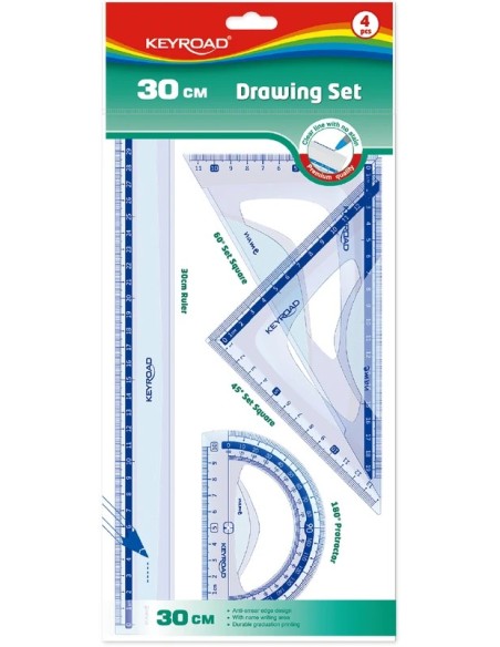 Conjunto reglas dibujo