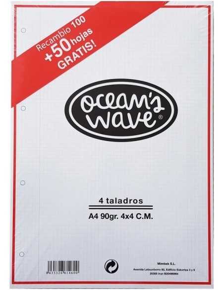 Recambio A4 4x4 90g 100+50h