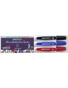 Rotulador Pizarra Retráctil Blister 3