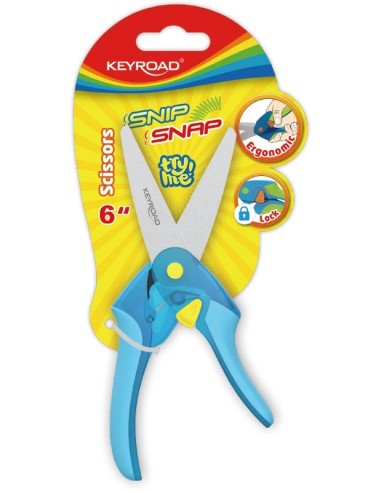 Tijera escolar ergonómica Keyroad